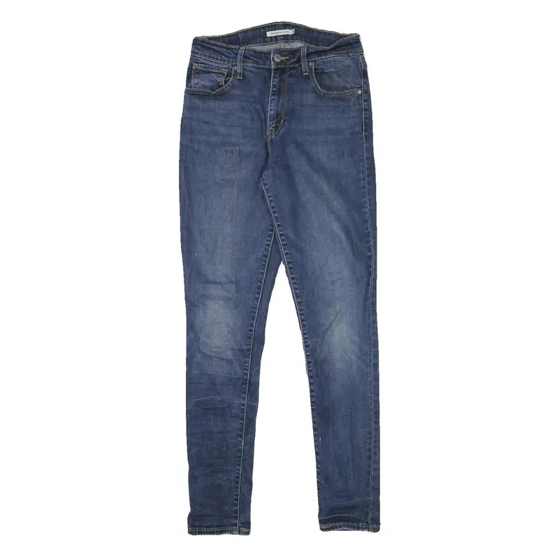 Levi's Womens Slim Blue Denim Jeans Slim Skinny Denim Woven W27 L30 1
