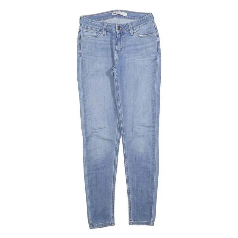 Levi's Womens Slim Blue Denim Jeans W26 L30 Stretch Cotton Blend Skinny 1
