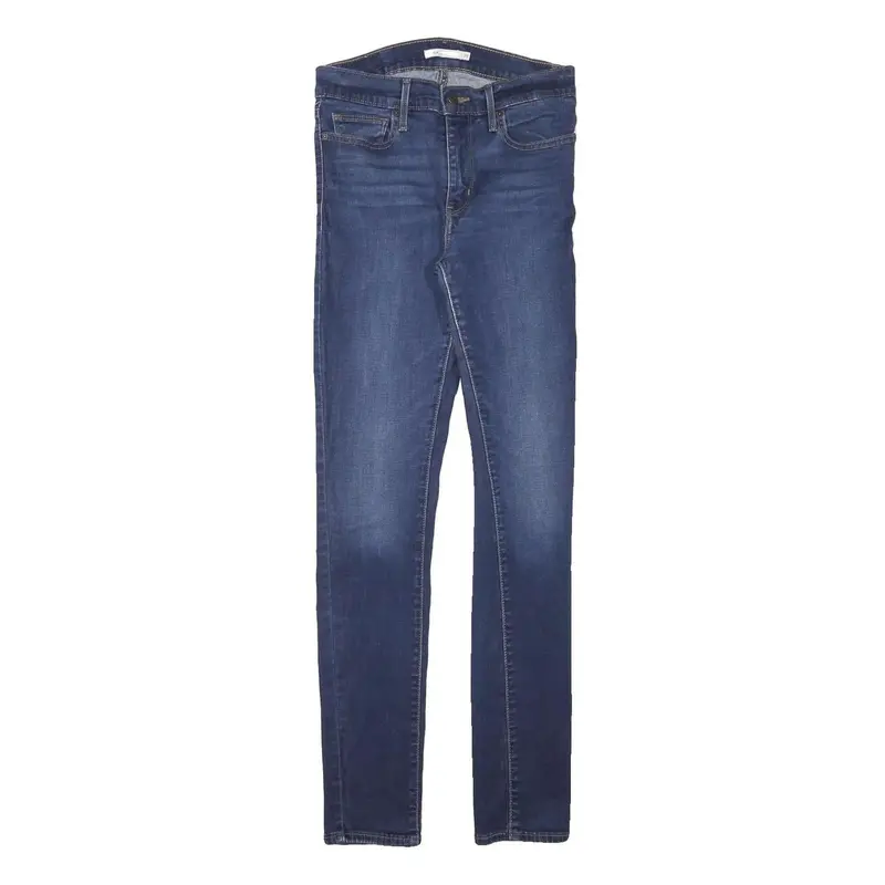 Levi's Womens Slim Blue Denim Jeans W27 L31 Zip Classic Fit 1