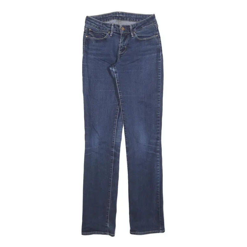 Levi's Womens Slim Blue Denim Medium Wash Jeans W28 L34 Classic Comfort Zip 1
