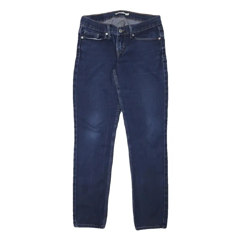 Levi's Womens Slim Blue Jeans Denim Medium W28 L29 Classic Zip Pocket 1