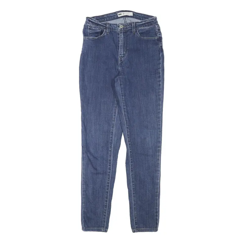 Levi's Womens Slim Blue Jeans Denim W24 L27 Slim Fit Zip Closure 1