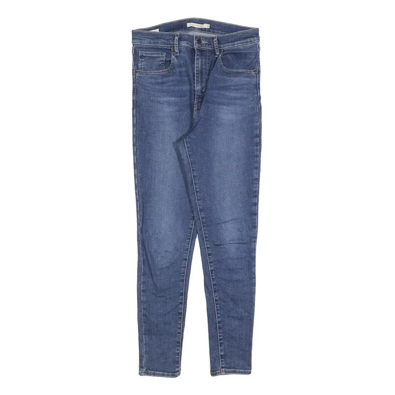 Levi's Womens Slim Blue Skinny Denim Light W30 L28 Zip Cotton Blend Jeans 1