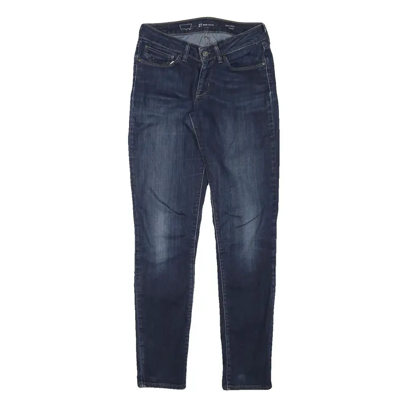 Levi's Womens Slim Denim Slim Fit Blue Jeans W27 L30 Classic Cotton Blend 1