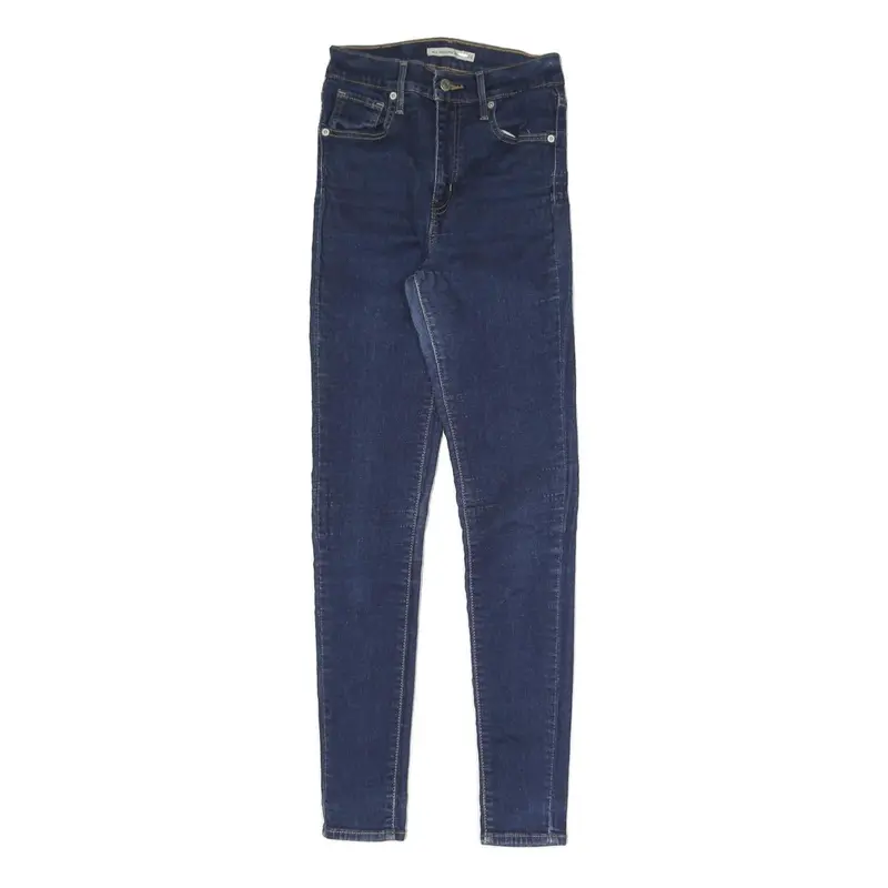 Levi's Womens Slim Fit Skinny Denim Jeans Blue Cotton Blend W26 L30 1