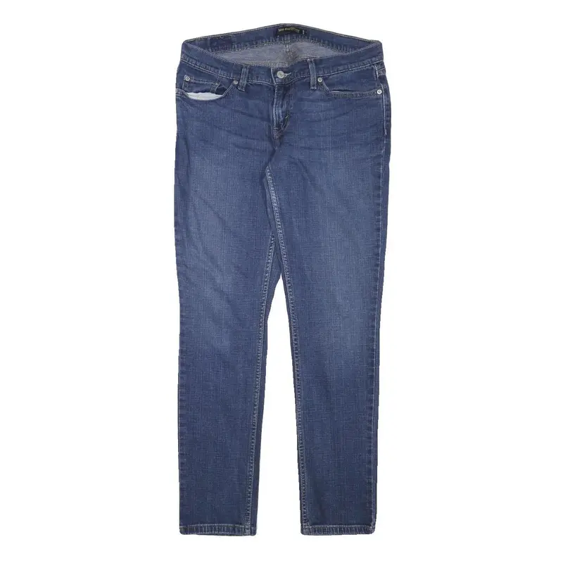 Levi's Womens Slim Jeans Blue Denim W31 L30 Zip Cotton Blend Stylish 1