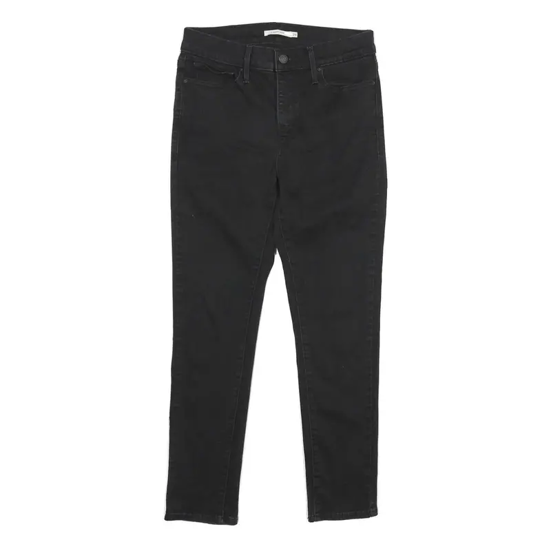 Levi's Womens Slim Slimming Skinny Jeans Black Denim W29 L28 Stretch Comfort 1
