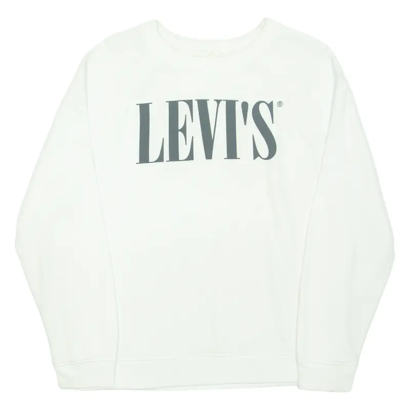 Levi's Womens Sweatshirt White S 1