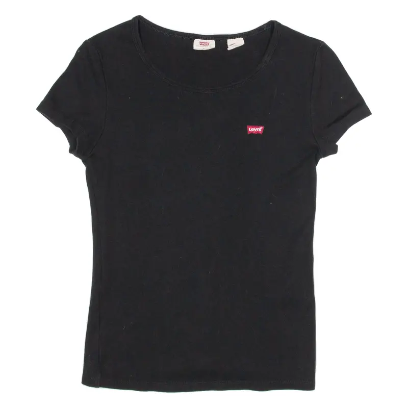 Levi's Womens T-Shirt Black S 1