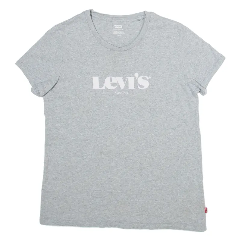 Levi's Womens T-Shirt Grey S 1