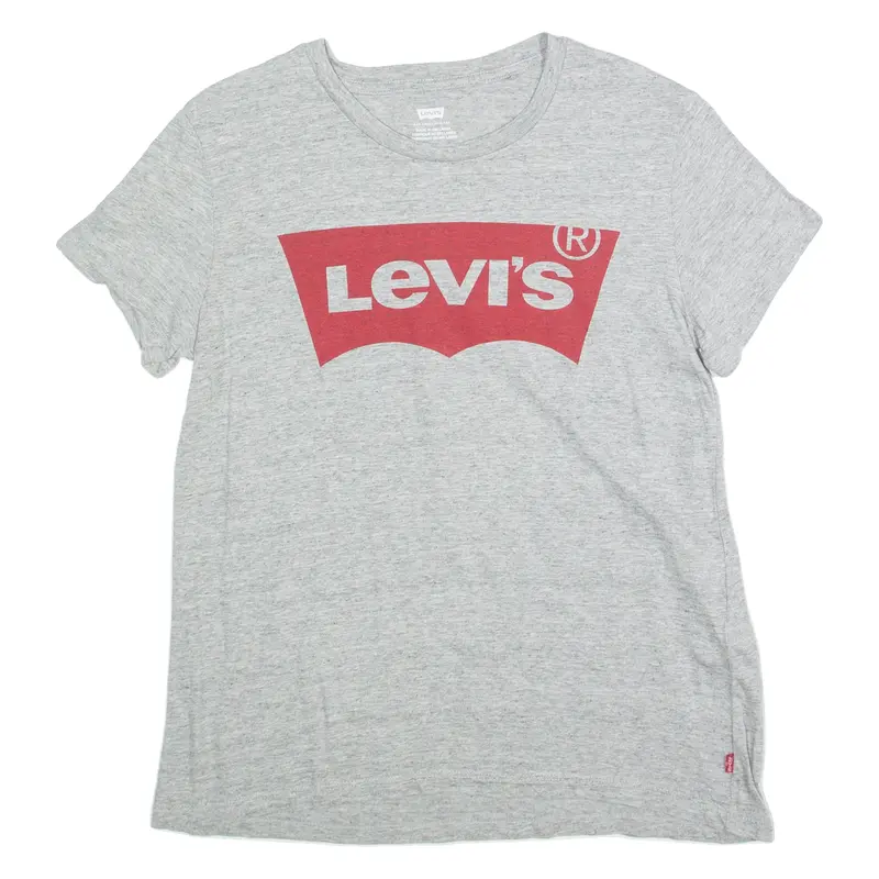 Levi's Womens T-Shirt Grey S 1