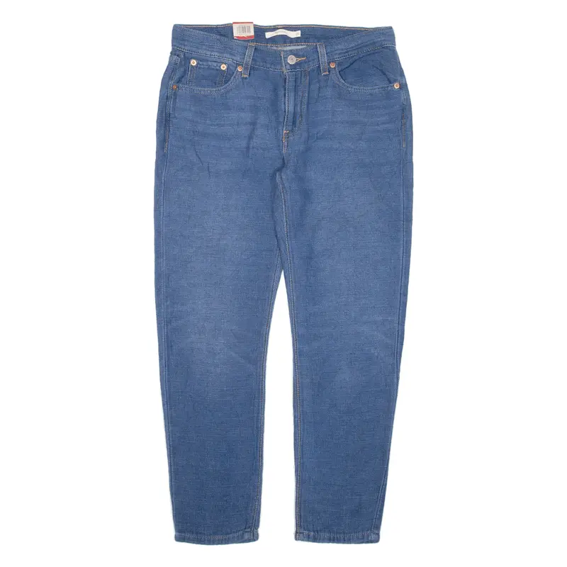 Levi's Womens Trousers Blue Regular Boyfriend W30 L25 1