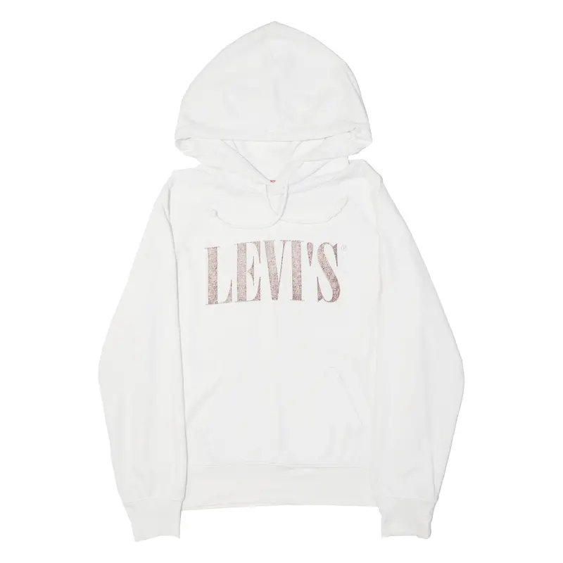 Levi's Womens White Hoodie S 1