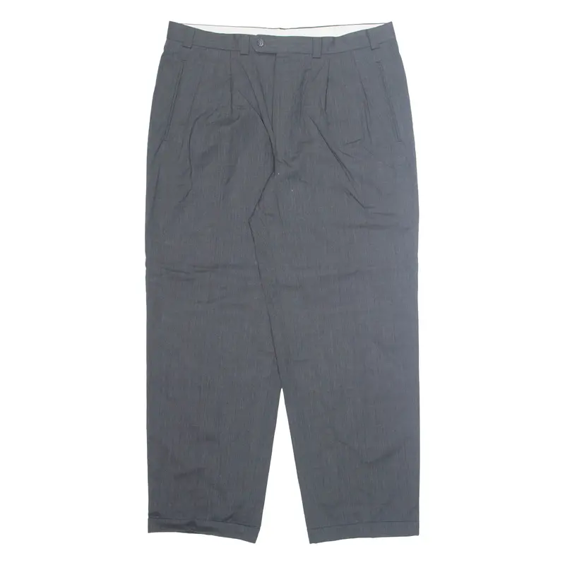 Linea Adriano Chino Mens Trousers Grey Regular Straight W36 L30 1