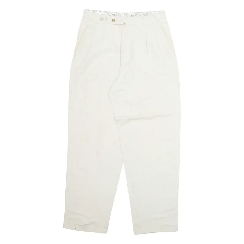 Linea Due Workwear Womens Trousers Beige Regular Straight W30 L31 1