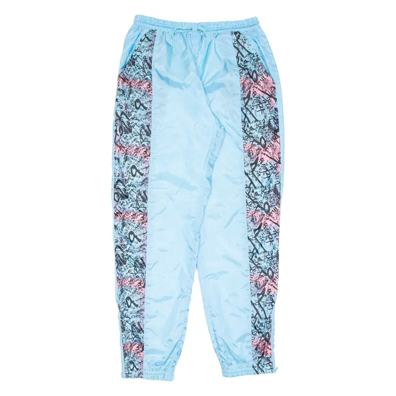 Lined Womens Track Pants Blue Tapered M W28 L32 1