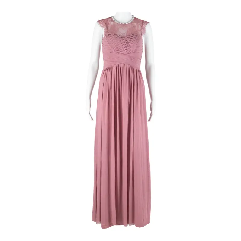 Lipsy London Womens Maxi Dress Pink Sleeveless Long Uk 8 1