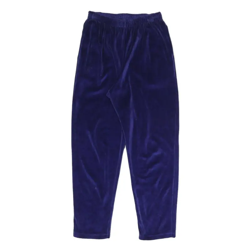 Liz Sport Womens Joggers Blue Slim Tapered M W26 L26 Plush Comfort 1
