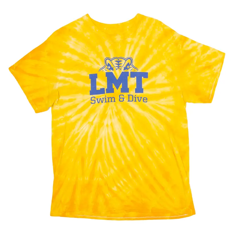 Lmt Swim And Dive Mens T-Shirt Orange Usa L 1
