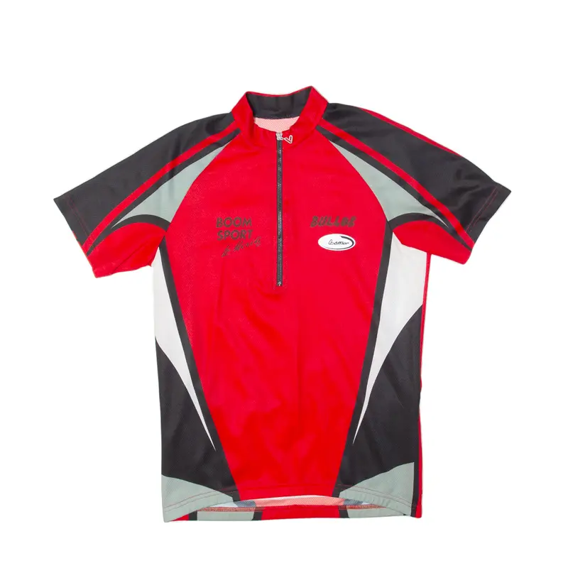 Loffler Cycling Mens Jersey Red 1/4 Zip S 1