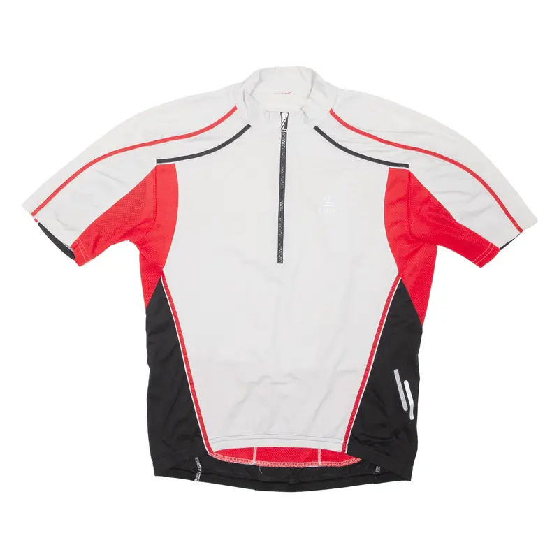 Loffler Mens Vest Grey 1/4 Zip L 1