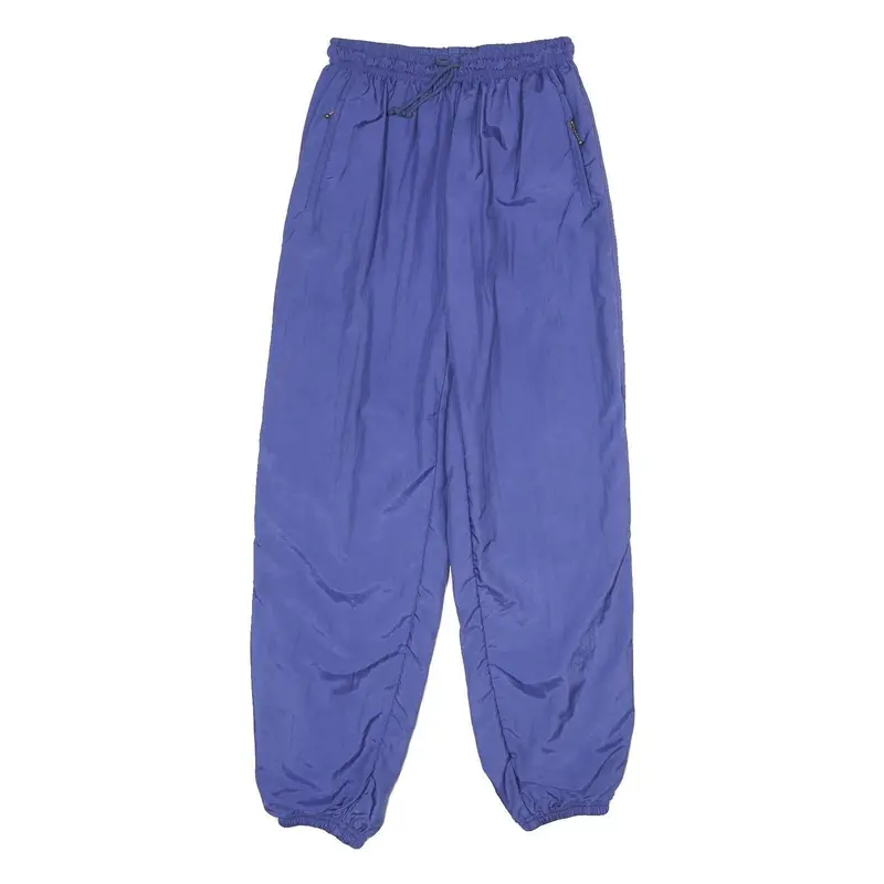 Loffler Womens Joggers Blue Xl W26 L32 Casual Relaxed Tapered Fit Polyamide 1