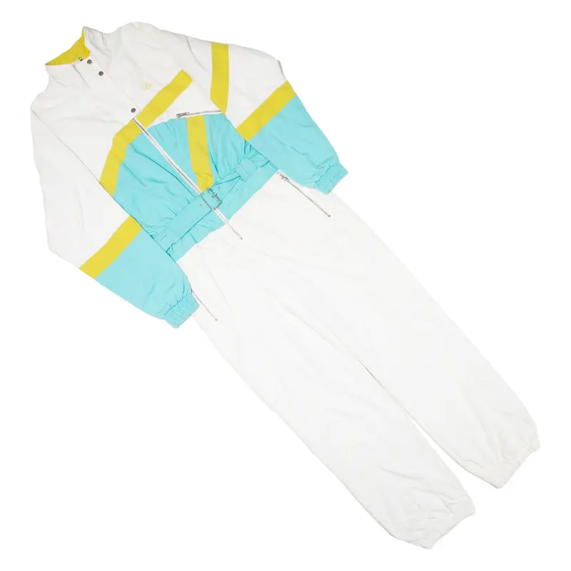 Loffler Womens Ski Suit White Colourblock Relaxed M W28 L29 1