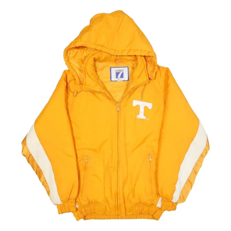 Logo 7 Mens Orange & Cream Tennessee Volunteers Hooded Zip Jacket M Polyester 1