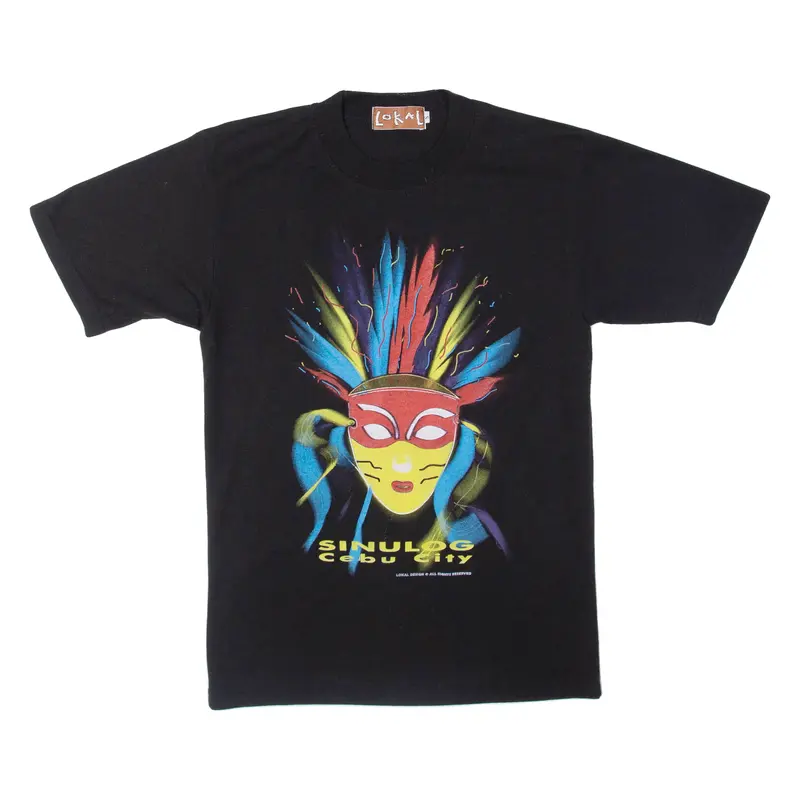 Lokal Sinulog Mens T-Shirt Black S 1