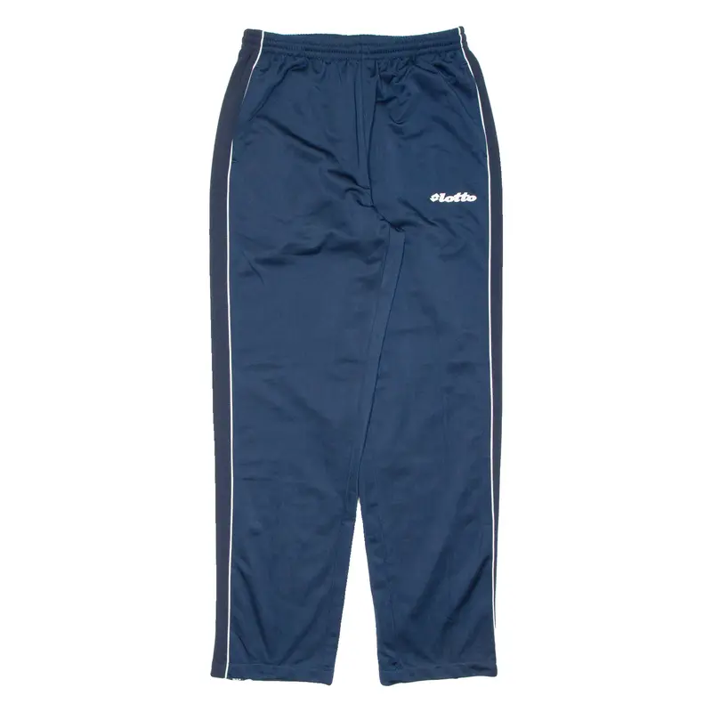 Lotto High Waisted Womens Track Pants Blue Straight L W28 L32 1