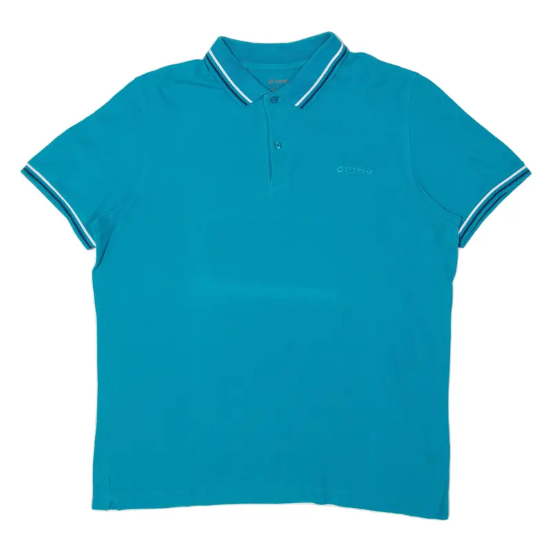 Lotto Mens Polo Shirt Blue L 1