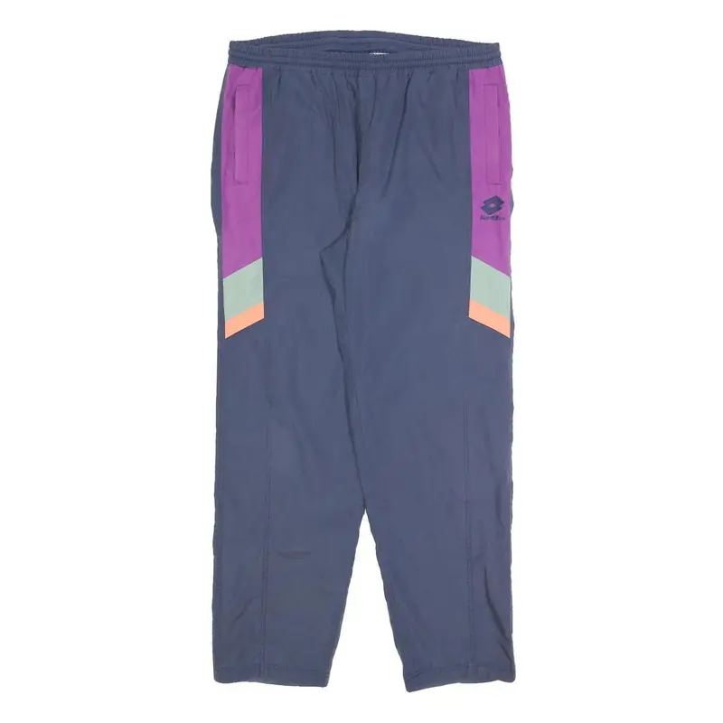 Lotto Womens Joggers Blue & Purple Xl W36 L32 Regular Fit Straight Leg 1