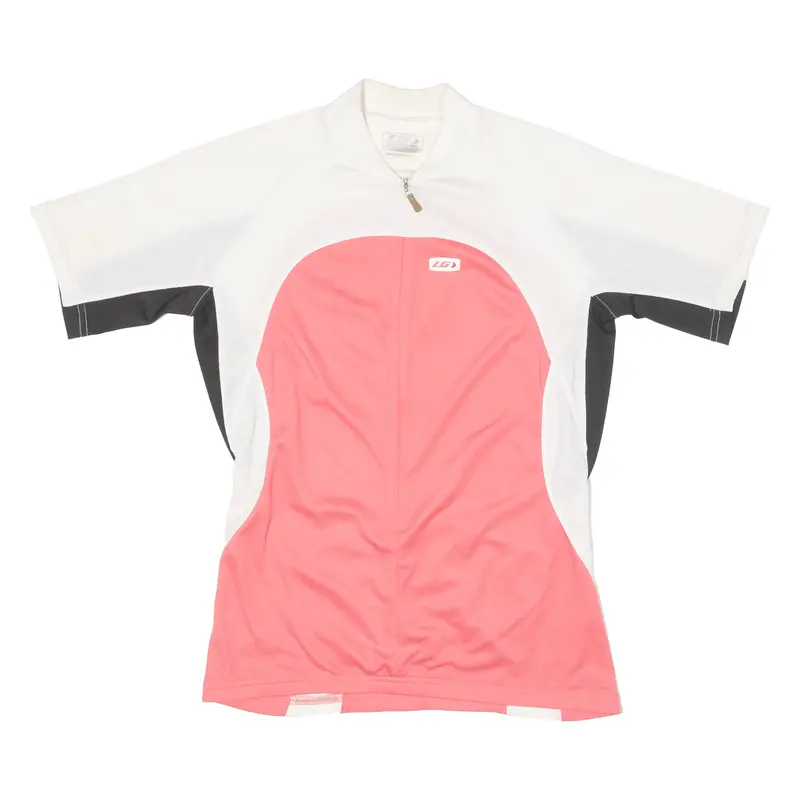Louis Garneau Cycling Womens Jersey Pink 1/2 Zip L 1