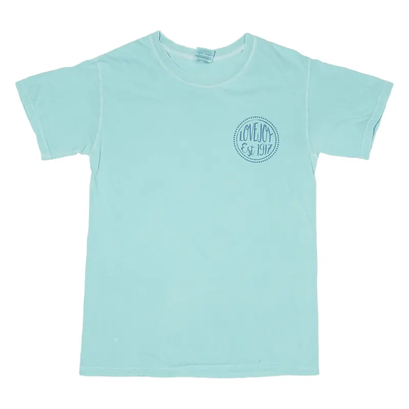Lovejoy Mens T-Shirt Blue Crew Neck S 1