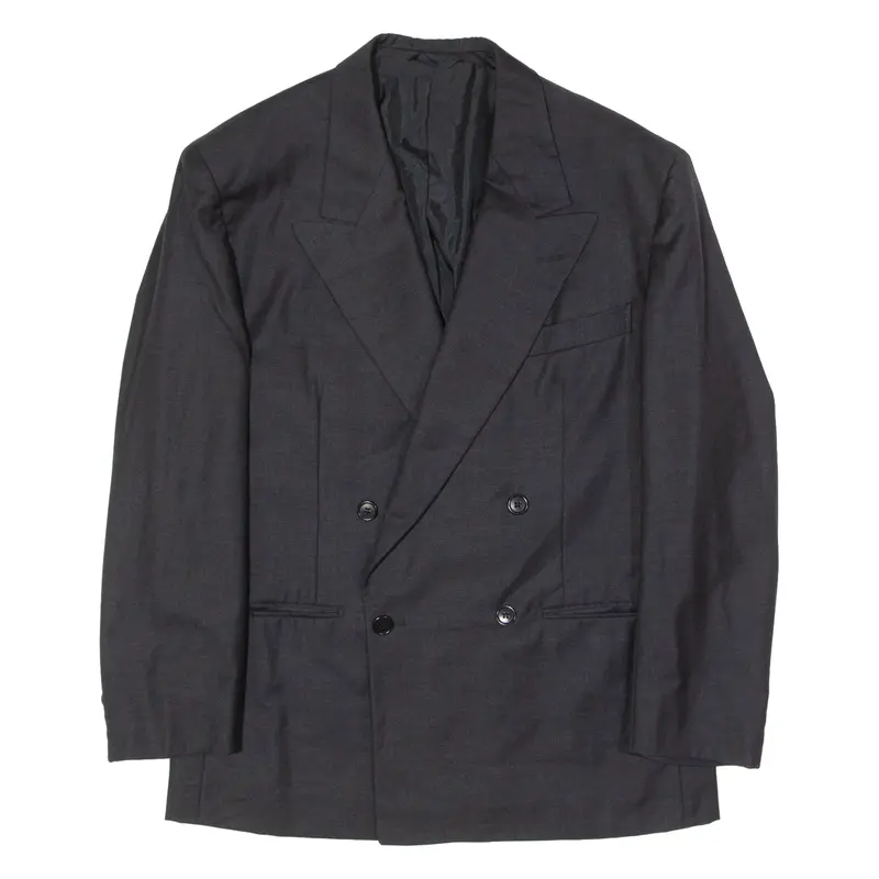 Low Uomo Mens Blazer Jacket Grey Wool L 1