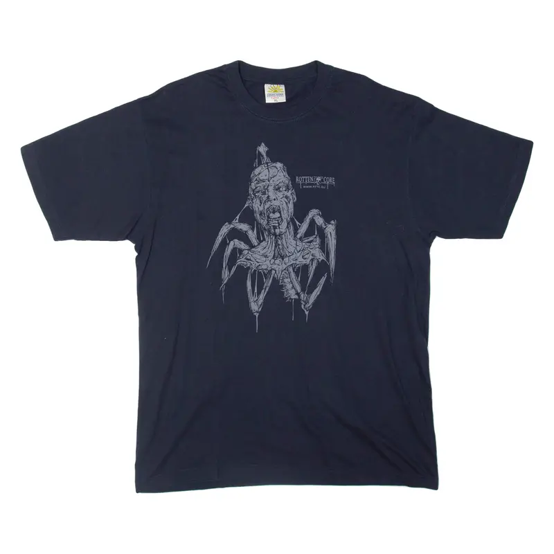 Lucky Wear Rotten To The Core Mens T-Shirt Blue Xl 1