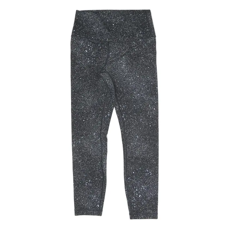 Lululemon Womens Joggers Black & White S W25 L25 Slim Tapered Performance 1
