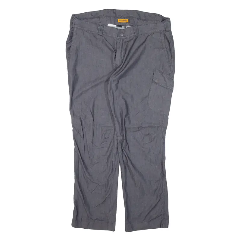 Lutteurs Cargo Workwear Mens Trousers Blue Regular Straight W40 L31 1