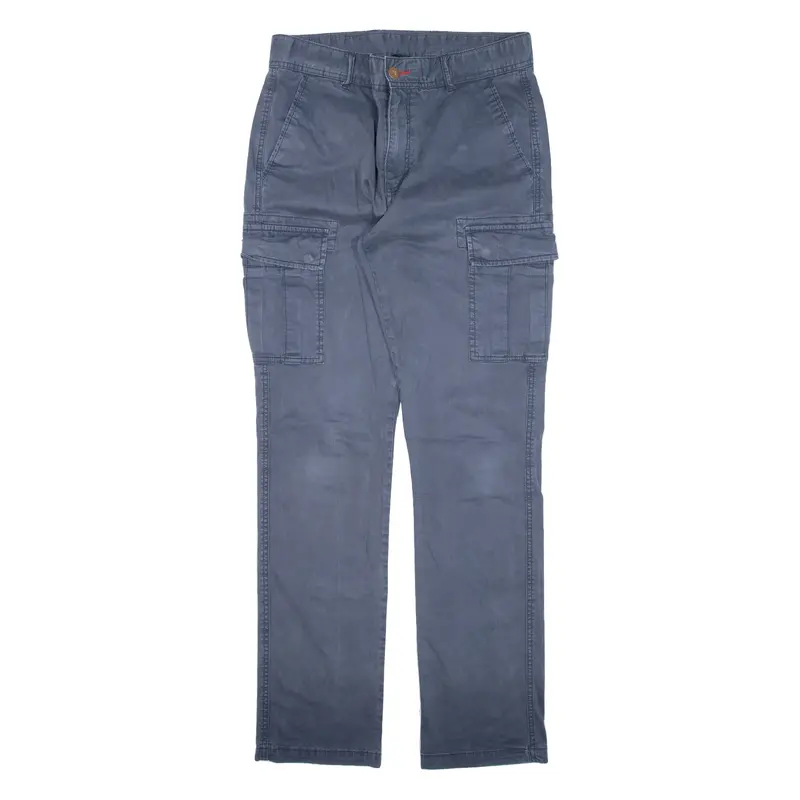 Maddison Weekend Cargo Womens Trousers Blue Slim Straight W30 L32 1