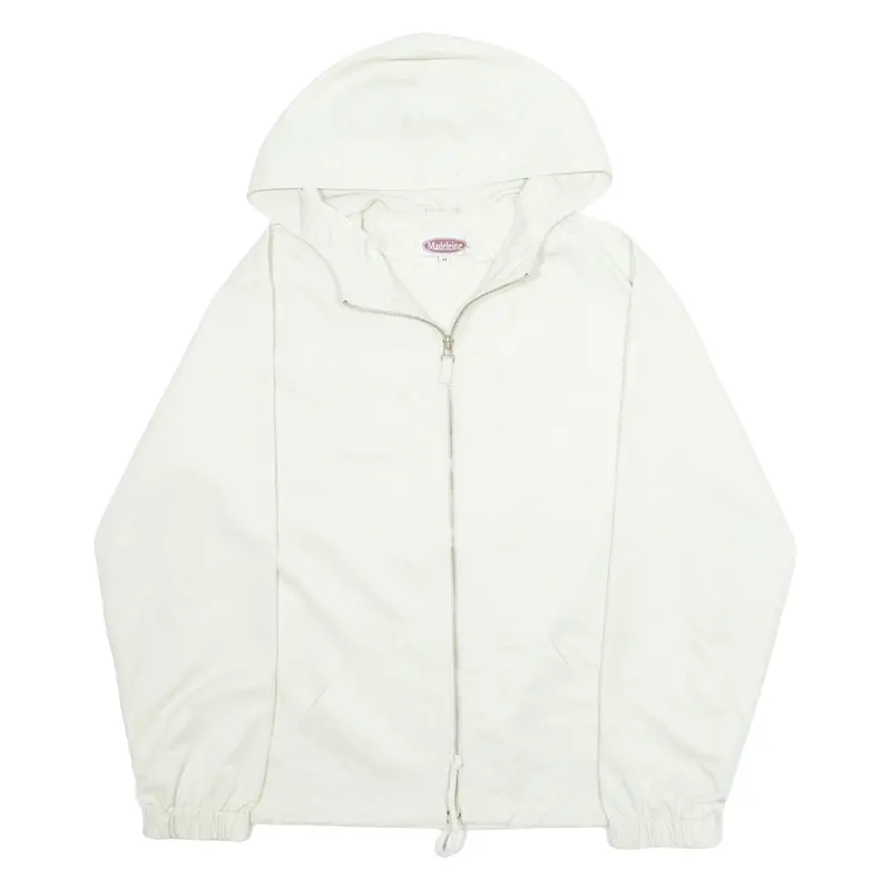 Madeline Womens Rain Jacket Cream Hooded M 1