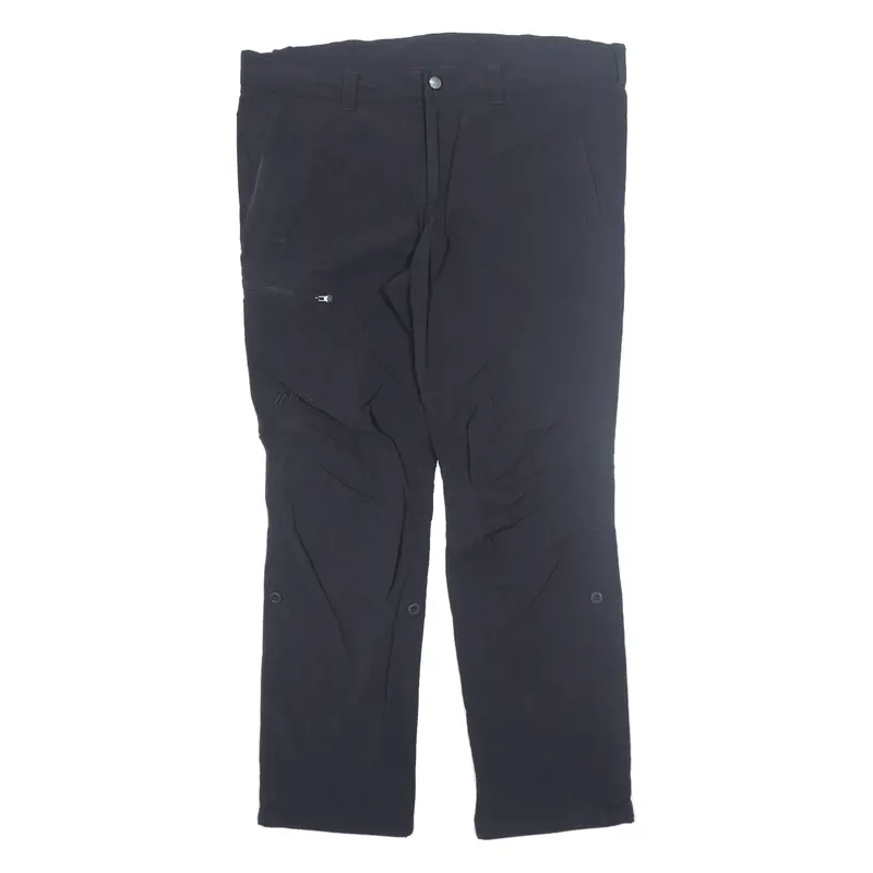 Maier Sports Outdoor Mens Trousers Black Regular Tapered W40 L30 1