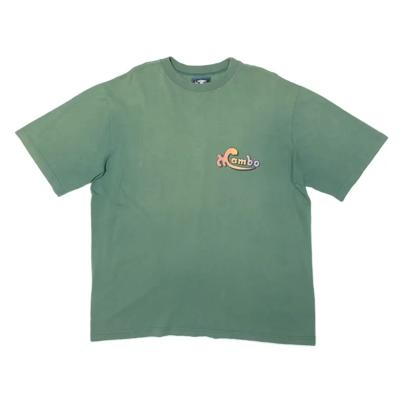 Mambo Oversized Mens T-Shirt Green M 1