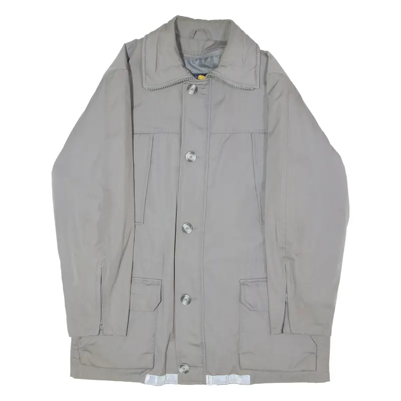Mammut Mens Parka Jacket Grey Canvas 90S L 1