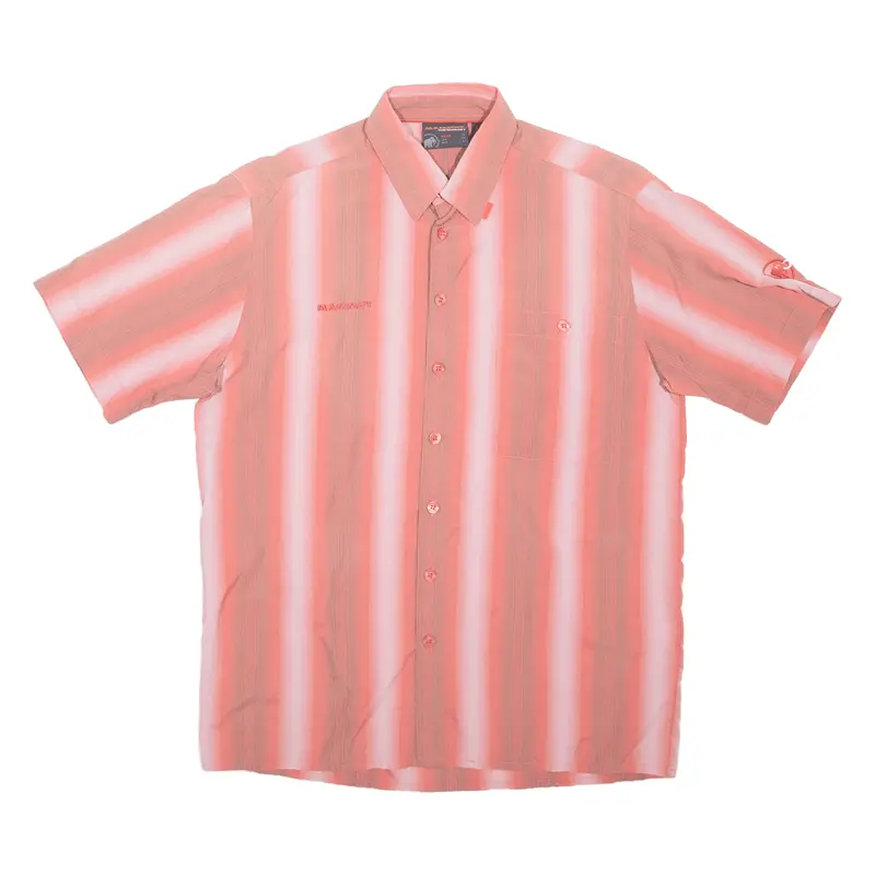 Mammut Mens Shirt Red Striped M 1