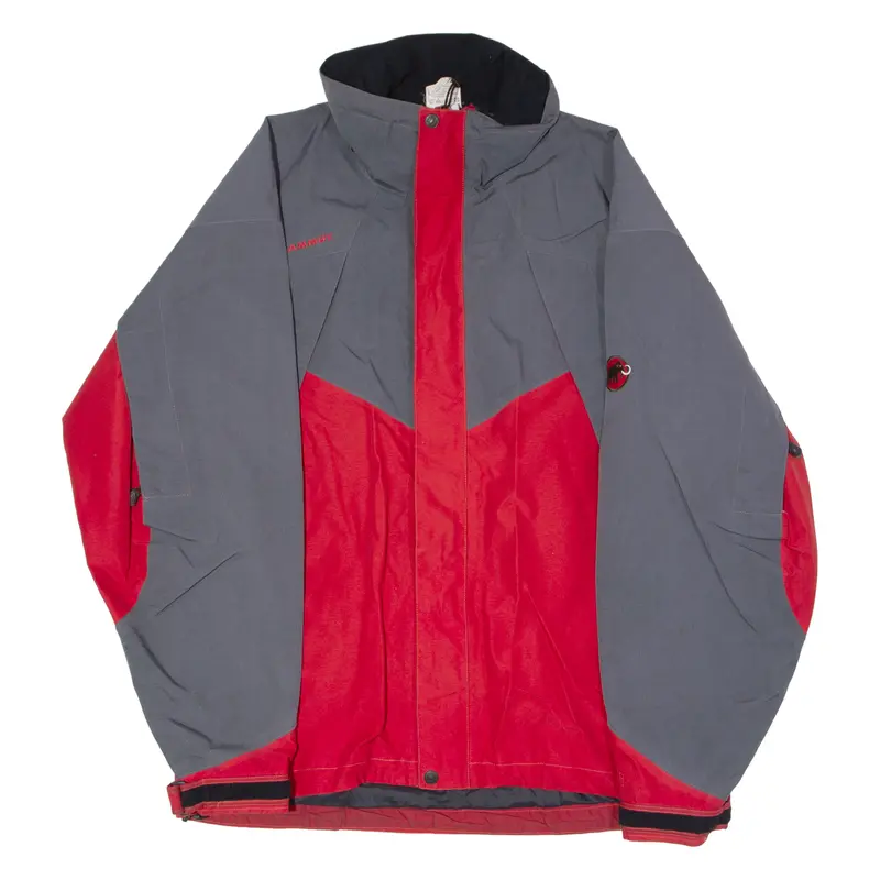 Mammut Mens Ski Jacket Red 90S Colourblock Xl 1