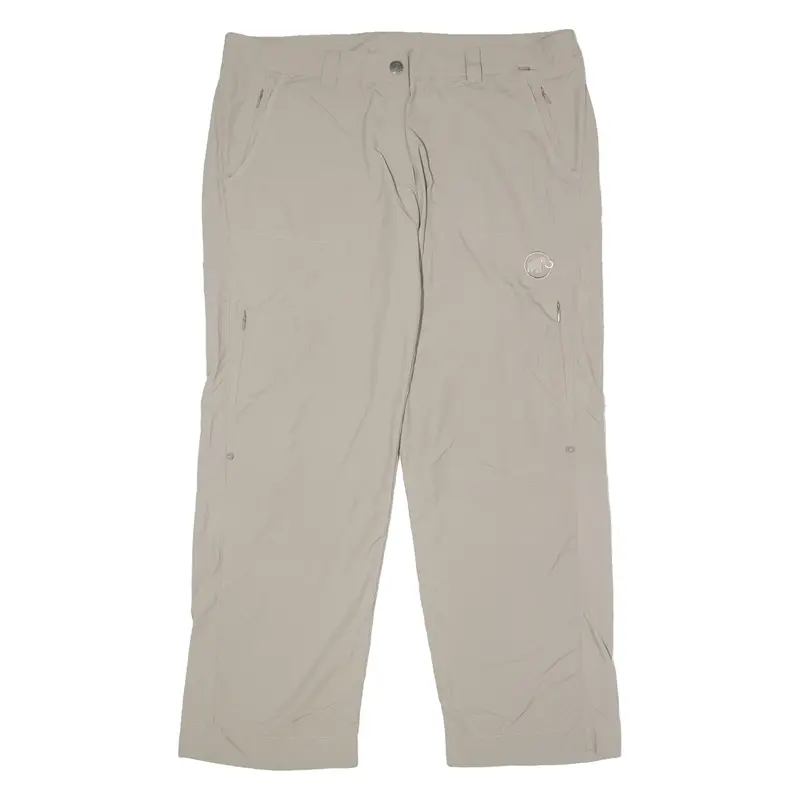 Mammut Outdoor Womens Trousers Grey Regular Wide-Leg Nylon W38 L28 1