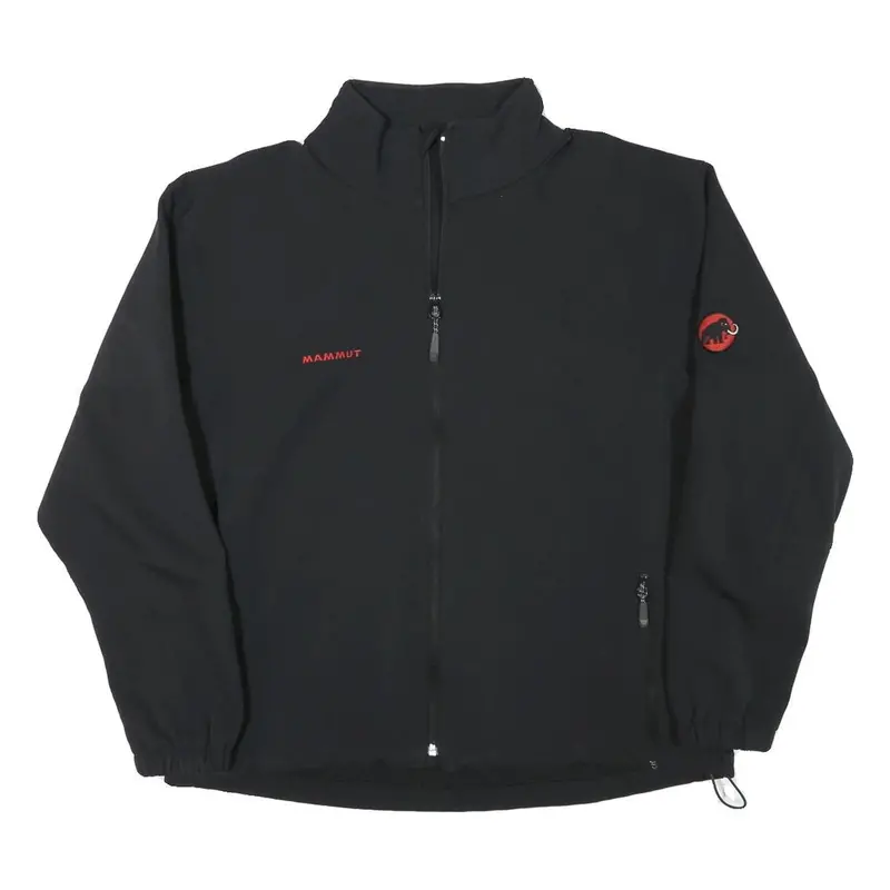 Mammut Womens Black Jacket 2Xl Polyester Blend Zip Outdoor Lightweight 1