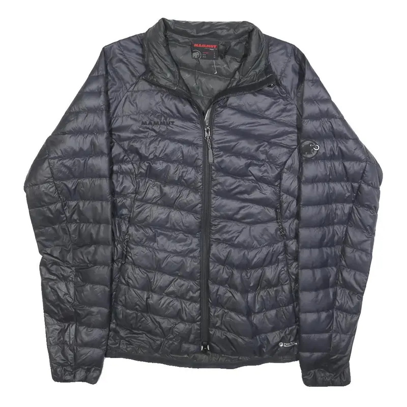 Mammut Womens Black Outdoor Jacket S Polyester Quilted Zip Lightweight 1