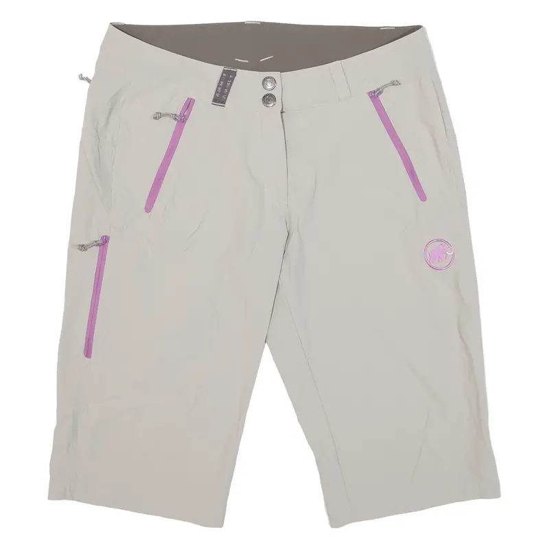 Mammut Womens Casual Shorts Beige Uk 14 W33 1