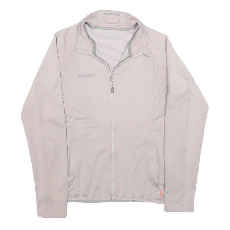 Mammut Womens Grey Xs Polyester Jacket Zip Lightweight Outdoor Activewear 1
